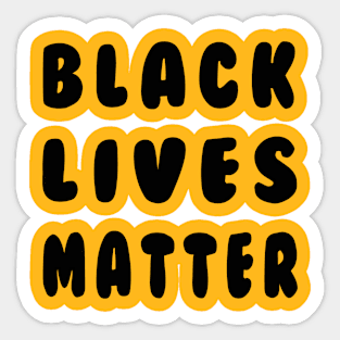 Black lives matter 4 Sticker